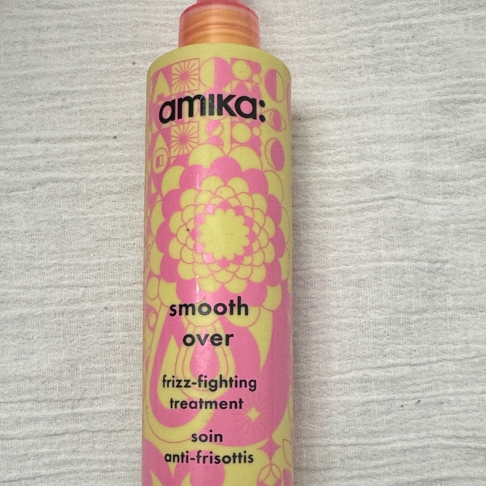 Amika Smooth Over Frizz-Fighting Treatment - Pink and Yellow Design